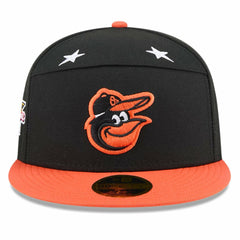 Baltimore Orioles 2025 MLB All-Star Game Side Patch 59FIFTY Fitted Hat - Black/Orange | New Era