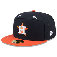 Houston Astros 2025 MLB All-Star Game Side Patch 59FIFTY Fitted Hat - Navy/Orange | New Era