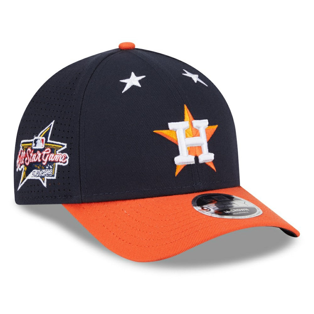 Houston Astros 2025 MLB All-Star Game 9FORTY M-Crown Adjustable Hat - Navy/Orange | New Era