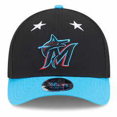 Miami Marlins 2025 MLB All-Star Game 9FORTY M-Crown Adjustable Hat - Black/Blue | New Era