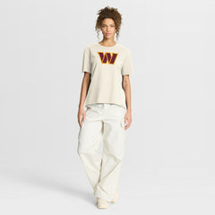 Washington Commanders Women's Dove Legacy T-Shirt - Cream on sale
