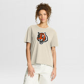 Cincinnati Bengals Women's Dove Legacy T-Shirt - Cream cheap