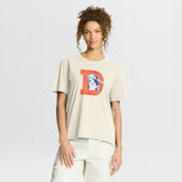 Denver Broncos Women's Dove Legacy T-Shirt - Cream cheap