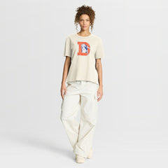 Denver Broncos Women's Dove Legacy T-Shirt - Cream cheap