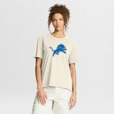 Detroit Lions Women's Dove Legacy T-Shirt - Cream outlet