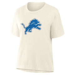Detroit Lions Women's Dove Legacy T-Shirt - Cream outlet