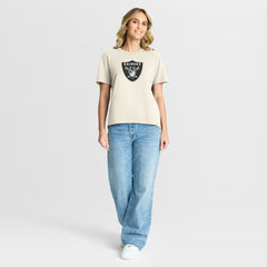 Las Vegas Raiders Women's Dove Legacy T-Shirt - Cream outlet