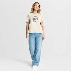Miami Dolphins Women's Dove Legacy T-Shirt - Cream cheap