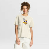 Minnesota Vikings Women's Dove Legacy T-Shirt - Cream on sale