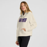 New York Giants Women's Dove Legacy Pullover Hoodie - Cream discount