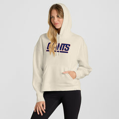 New York Giants Women's Dove Legacy Pullover Hoodie - Cream discount