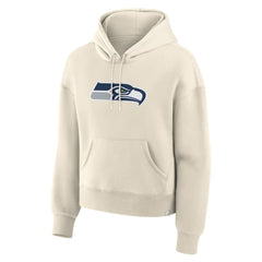 Seattle Seahawks Women's Dove Legacy Pullover Hoodie - Cream sale