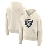 Las Vegas Raiders Women's Dove Legacy Pullover Hoodie - Cream cheap