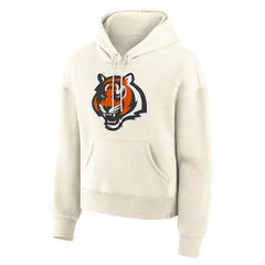 Cincinnati Bengals Women's Dove Legacy Pullover Hoodie - Cream for sale