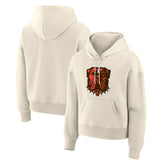 Cleveland Browns Women's Dove Legacy Pullover Hoodie - Cream outlet