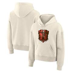 Cleveland Browns Women's Dove Legacy Pullover Hoodie - Cream outlet
