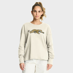Jacksonville Jaguars Women's Dove Legacy Long Sleeve T-Shirt - Cream sale