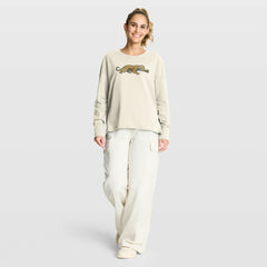 Jacksonville Jaguars Women's Dove Legacy Long Sleeve T-Shirt - Cream sale