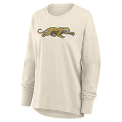 Jacksonville Jaguars Women's Dove Legacy Long Sleeve T-Shirt - Cream sale