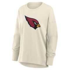 Arizona Cardinals Women's Dove Legacy Long Sleeve T-Shirt - Cream for sale