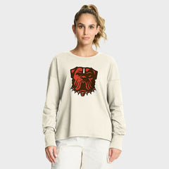 Cleveland Browns Women's Dove Legacy Long Sleeve T-Shirt - Cream cheap