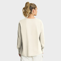 Cleveland Browns Women's Dove Legacy Long Sleeve T-Shirt - Cream cheap