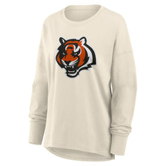 Cincinnati Bengals Women's Dove Legacy Long Sleeve T-Shirt - Cream outlet