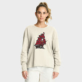 Tampa Bay Buccaneers Women's Dove Legacy Long Sleeve T-Shirt - Cream on sale