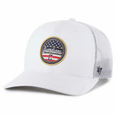 Cleveland Guardians Homage Adjustable Trucker Hat - White | 47 brand