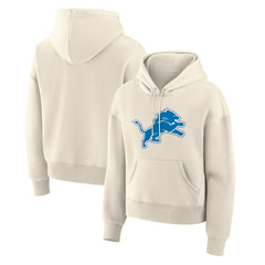 Detroit Lions Women's Dove Legacy Pullover Hoodie - Cream discount