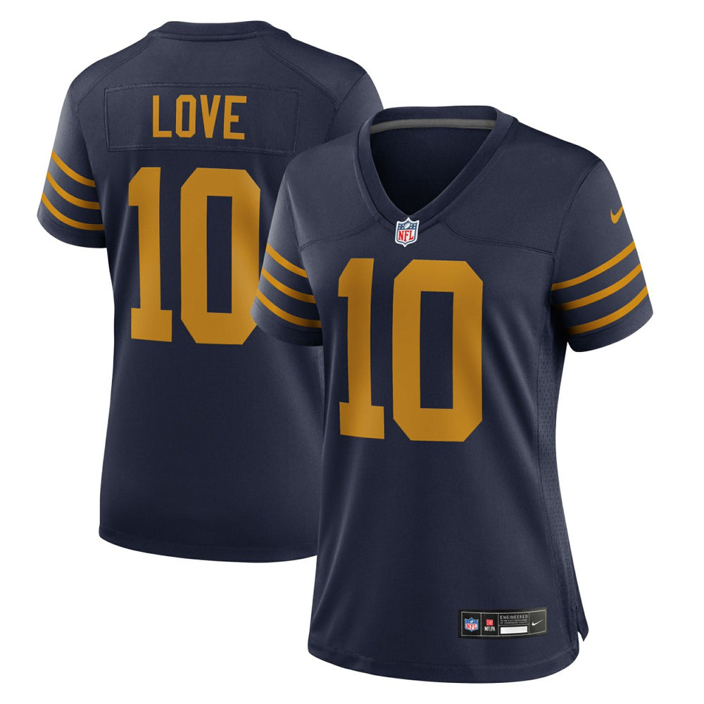 Jordan Love Green Bay Packers Women's The 1923 Classic Game Jersey - Navy | Nike for sale