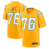 Joe Alt Los Angeles Chargers Alternate Charger Power Game Player Jersey - Gold | Nike outlet