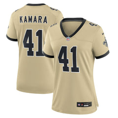 Alvin Kamara New Orleans Saints Women's Gameday Golds Alternate Game Player Jersey - Gold | Nike for sale