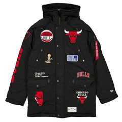 Chicago Bulls x Alpha Industries Altitude Mod Full-Snap Parka - Black | New Era cheap