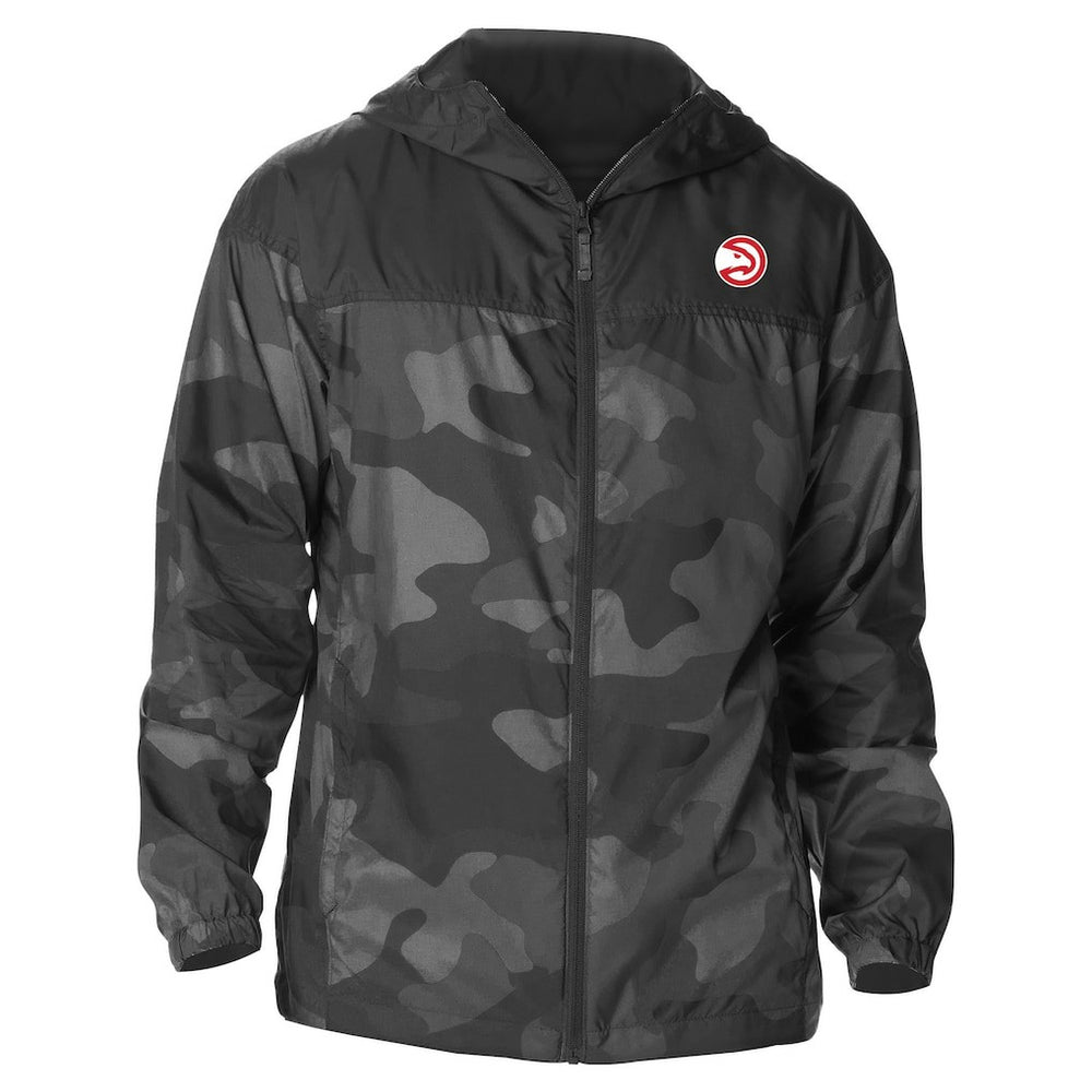 Atlanta Hawks Camo Flash Challenger Windbreaker Full-Zip Jacket - Black | Columbia online
