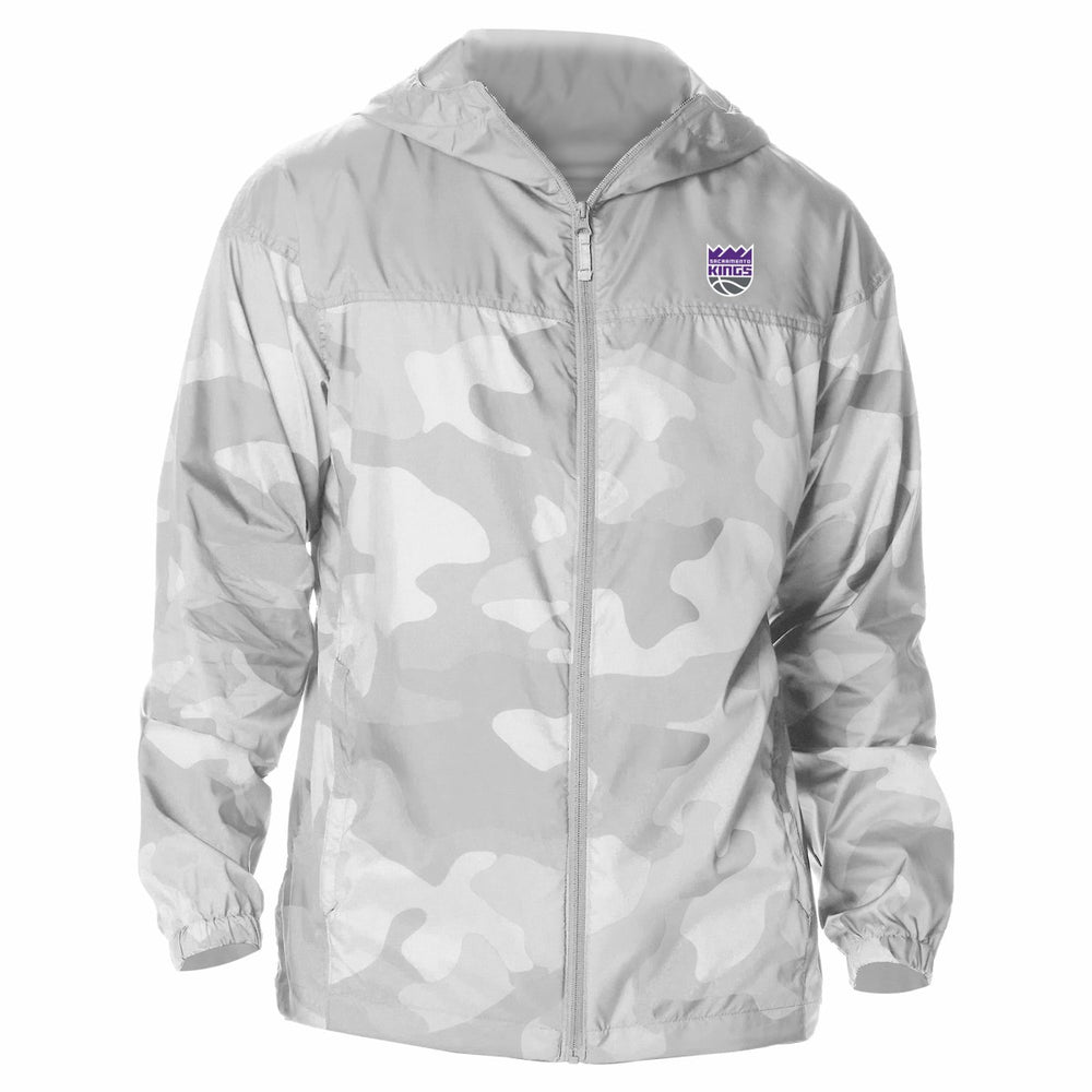 Sacramento Kings Camo Flash Challenger Windbreaker Full-Zip Jacket - Gray | Columbia cheap