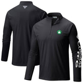 Boston Celtics Terminal Tackle Raglan Omni-Shade Quarter-Zip Jacket - Black | Columbia outlet