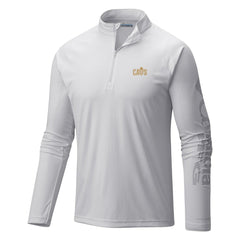 Cleveland Cavaliers Terminal Tackle Raglan Omni-Shade Quarter-Zip Jacket sale - White | Columbia online