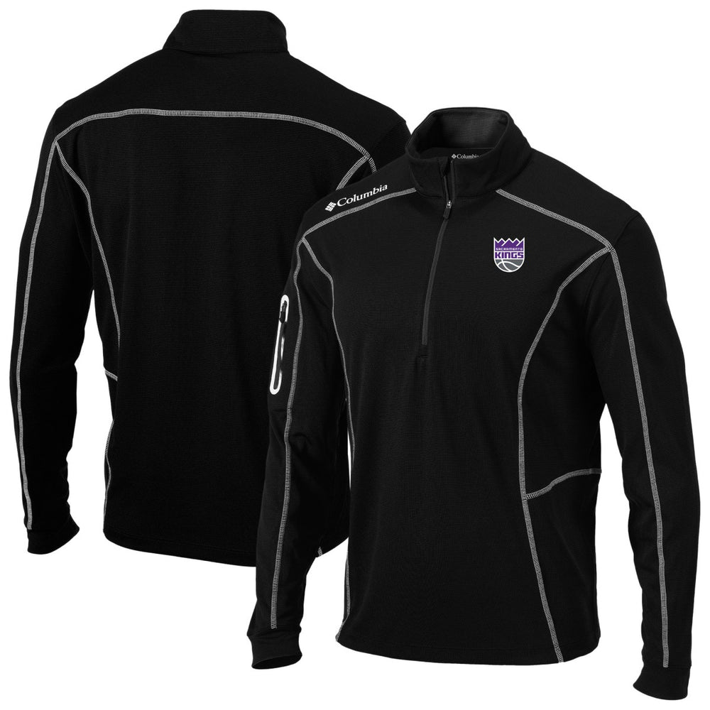 Sacramento Kings Omni-Wick Shotgun Quarter-Zip Pullover - Black | Columbia outlet