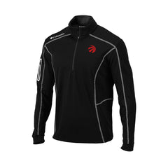 Toronto Raptors Omni-Wick Shotgun Quarter-Zip Pullover - Black | Columbia outlet
