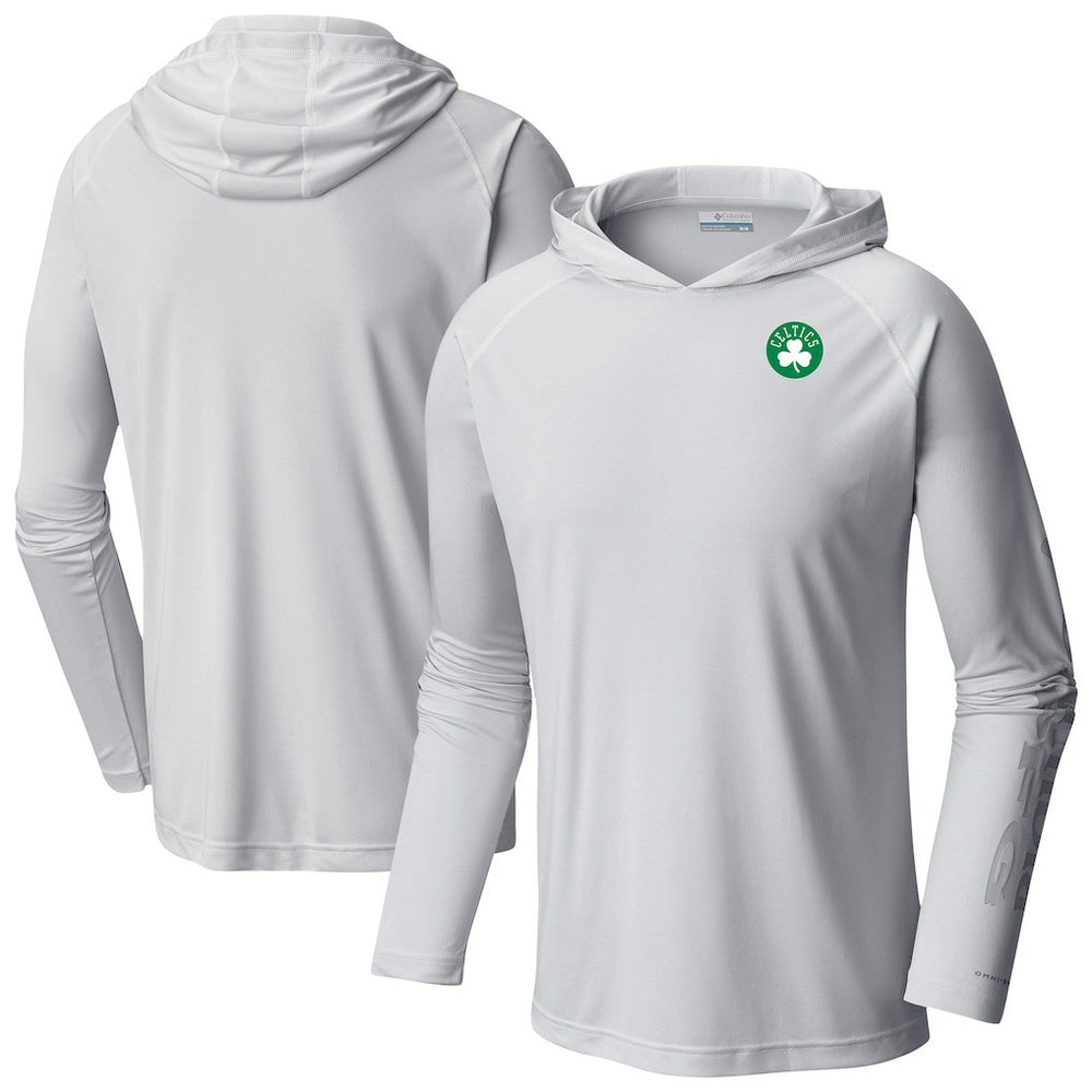 Boston Celtics Terminal Tackle Long Sleeve Hoodie T-Shirt - White | Columbia shop