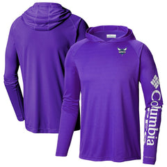 Charlotte Hornets Terminal Tackle Long Sleeve Hoodie T-Shirt - Purple | Columbia sale