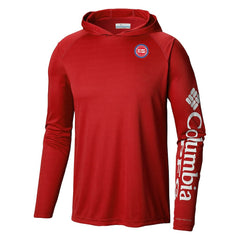 Detroit Pistons Terminal Tackle Long Sleeve Hoodie T-Shirt sale - Red | Columbia cheap