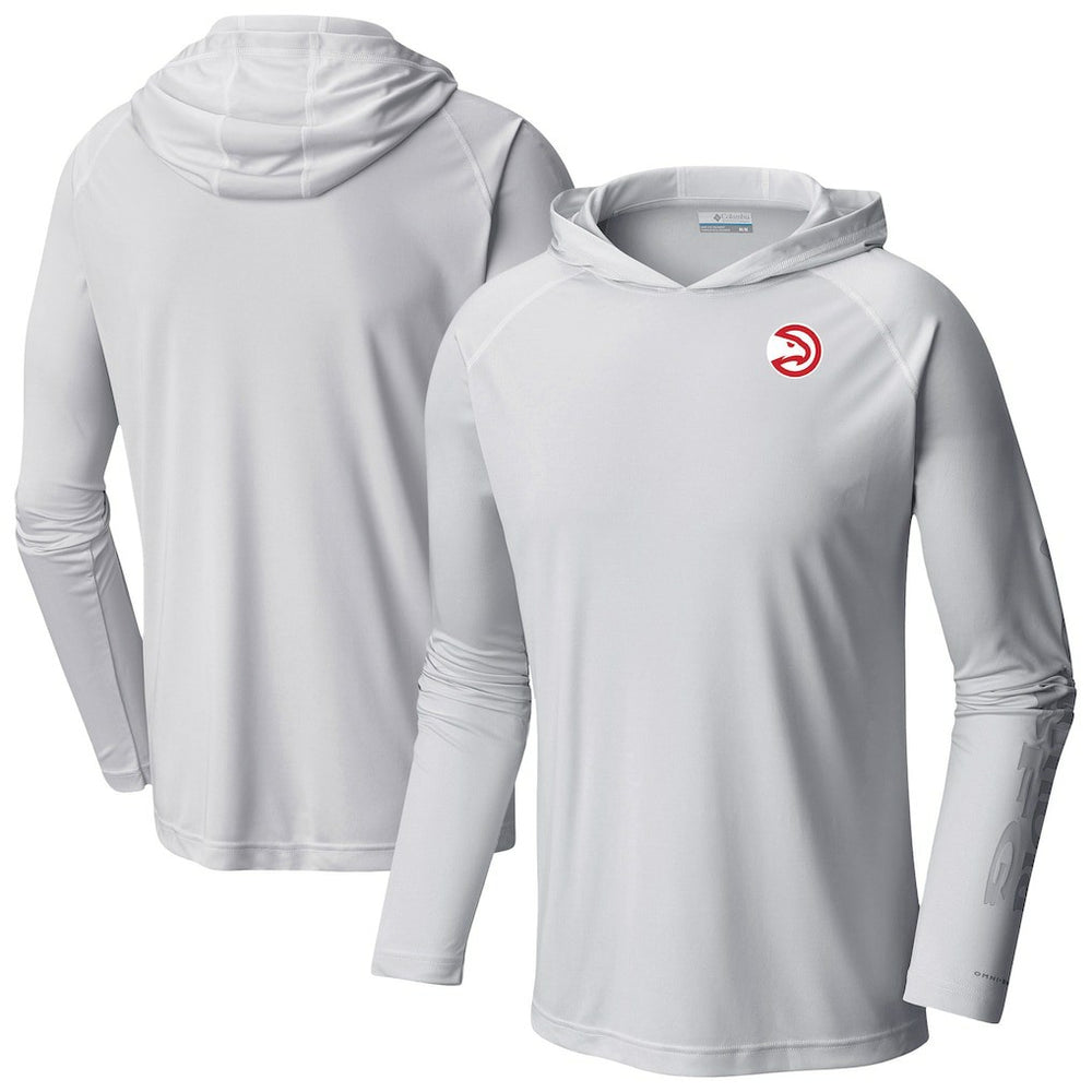 Atlanta Hawks Terminal Tackle Long Sleeve Hoodie T-Shirt - White | Columbia sale