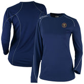 Denver Nuggets Women's Omni-Wick Shotgun Pullover Top sale - Navy | Columbia for sale