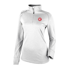 Atlanta Hawks Women's Omni-Wick Shotgun 2.0 Quarter-Zip Pullover Top - White | Columbia sale