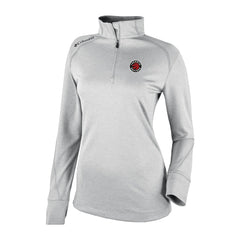 Toronto Raptors Women's Omni-Wick Shotgun 2.0 Quarter-Zip Pullover Top - Heather Gray | Columbia sale