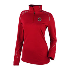 Toronto Raptors Women's Omni-Wick Shotgun 2.0 Quarter-Zip Pullover Top - Red | Columbia cheap