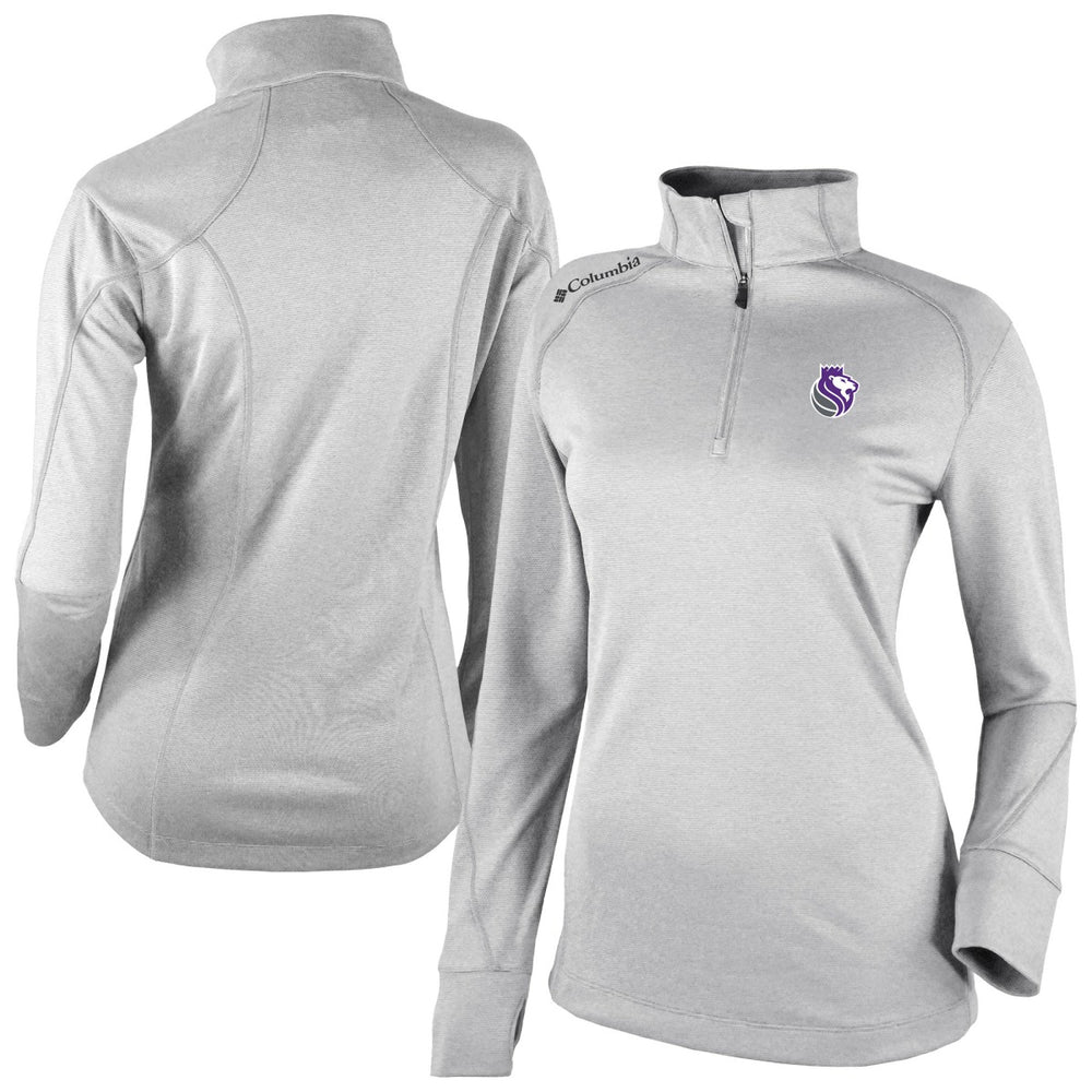 Sacramento Kings Women's Omni-Wick Shotgun 2.0 Quarter-Zip Pullover Top - Heather Gray | Columbia online
