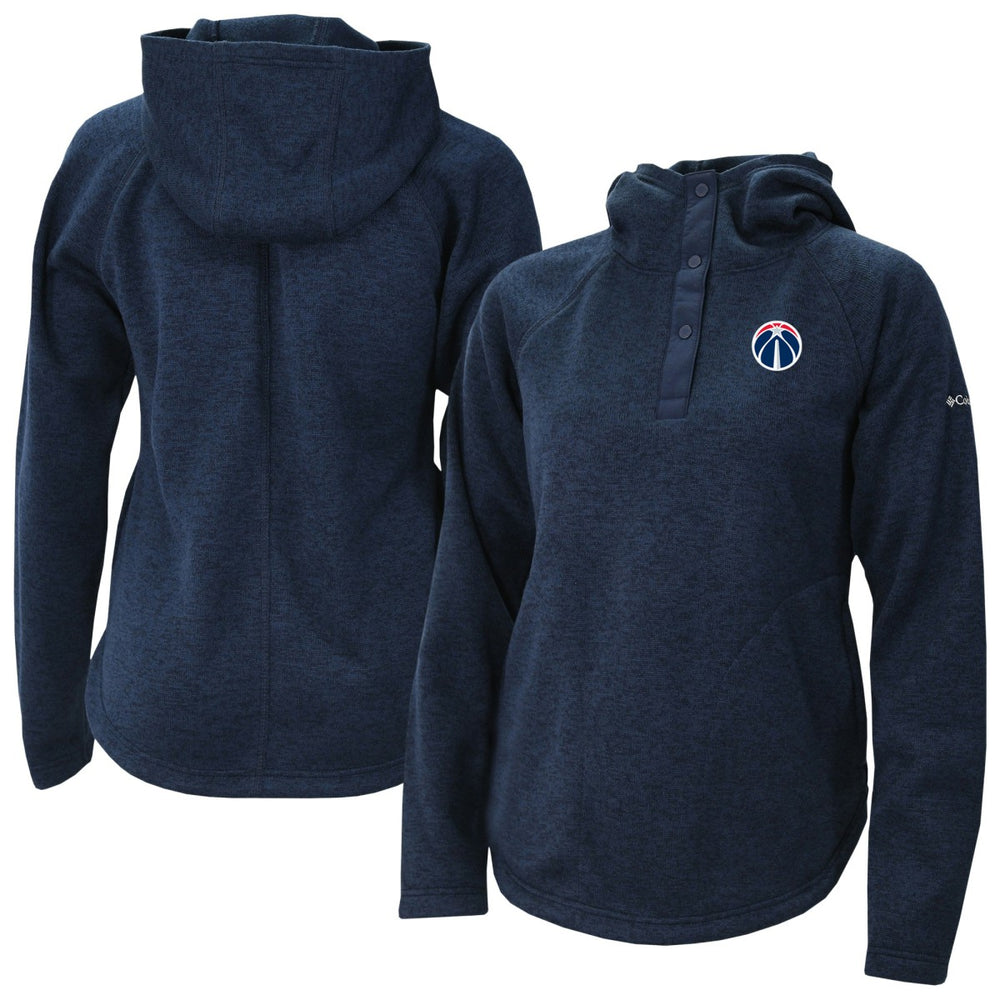 Washington Wizards Women's Sweater Weather Quarter-Snap Hoodie - Navy | Columbia online
